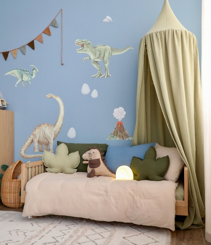 Kidsroom &#039;Dinosaurs&#039; Blue, Beige &amp; Light Green