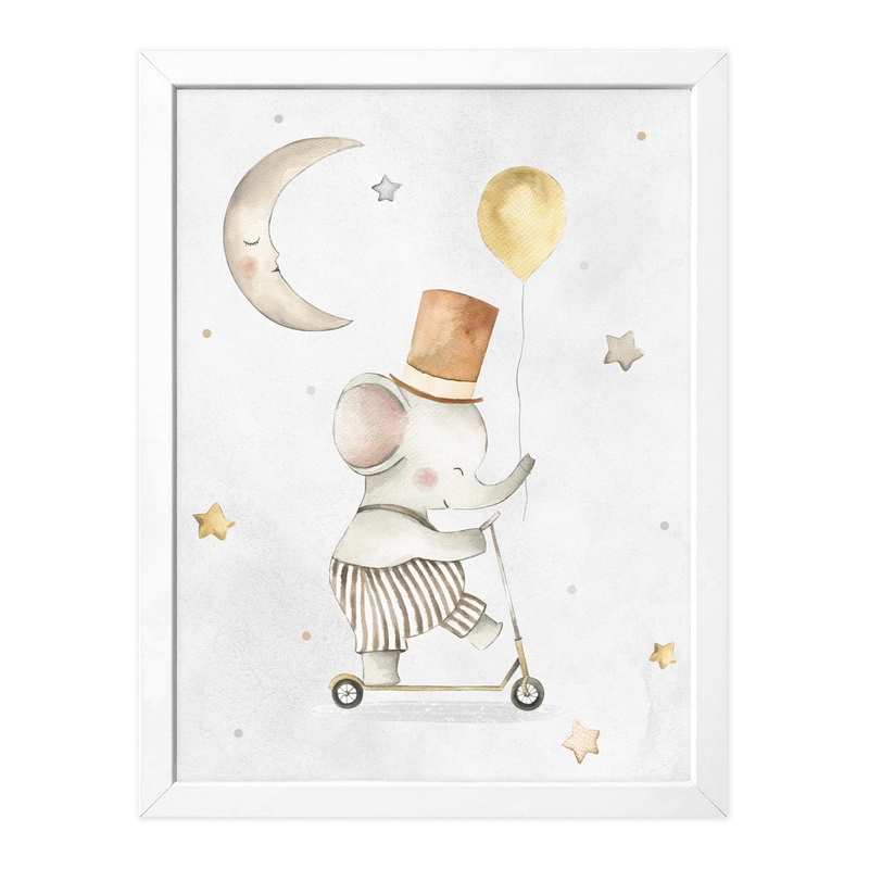 Kidsroom Poster &#039;Circus Elephant&#039; 30x40cm