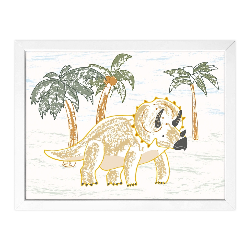 Poster &#039;Triceratops&#039; 40x30cm