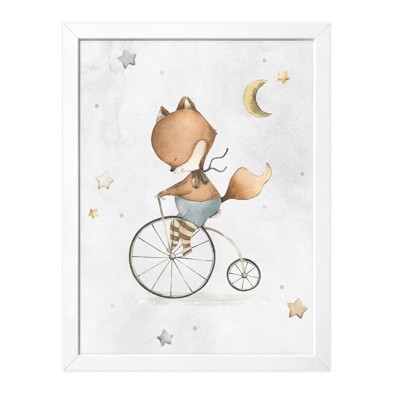 Kidsroom Poster &#039;Circus Fox&#039; 30x40cm