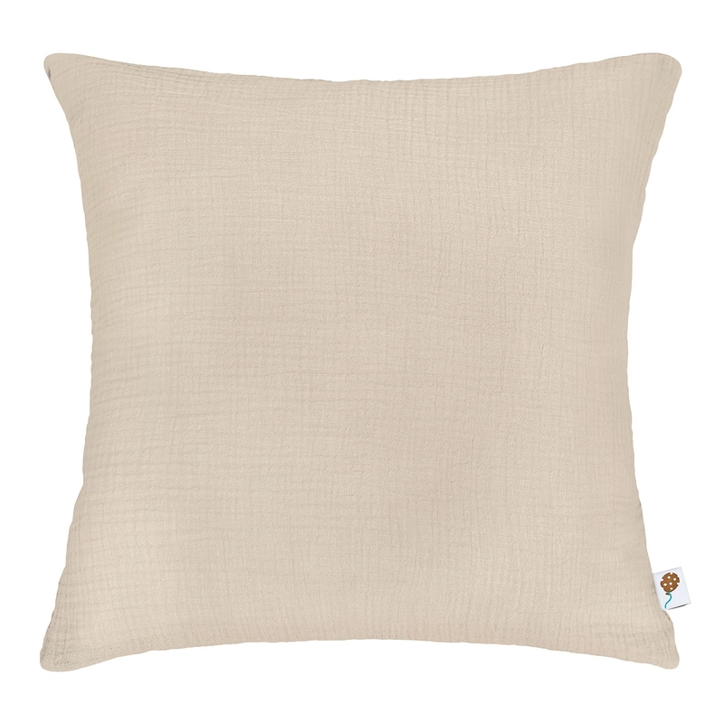 Pillowcase Muslin Beige 40x40cm