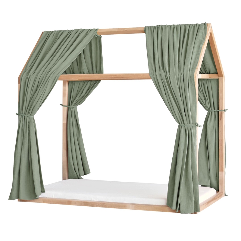 House Bed Canopy Set Of 2 Khaki 315cm