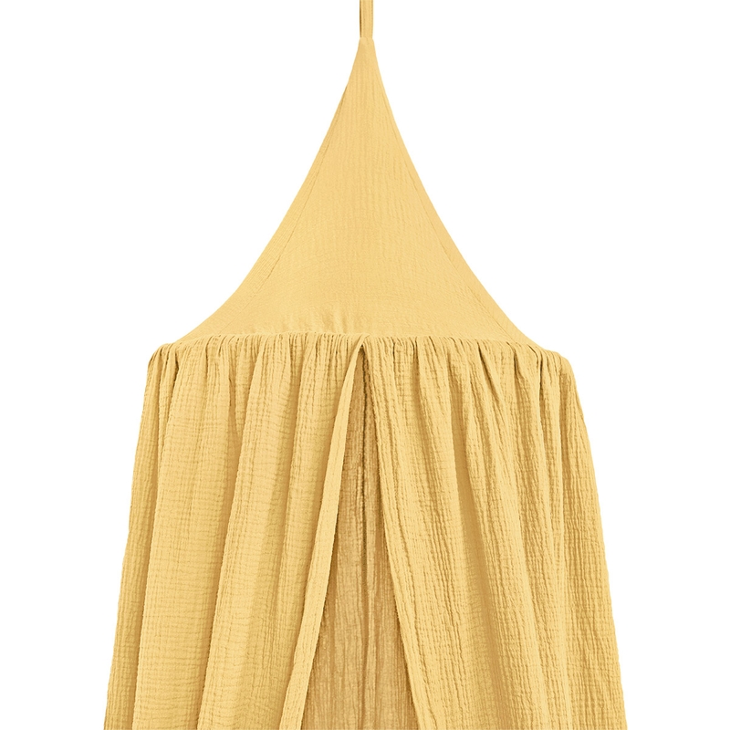 Organic Canopy Muslin Yellow 250cm