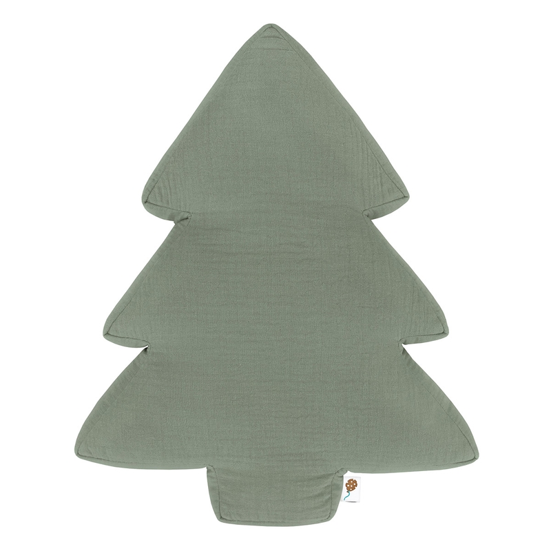 Cushion &#039;Tree&#039; Muslin Khaki 40cm