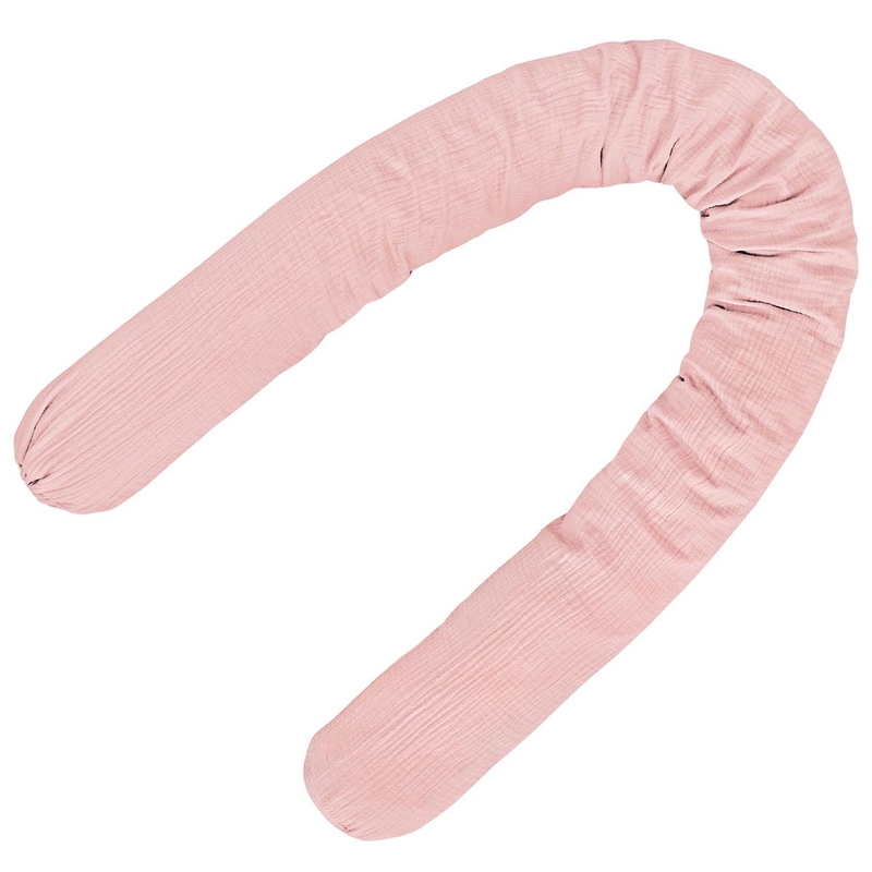 Bed Bumper Muslin Light Pink 180cm