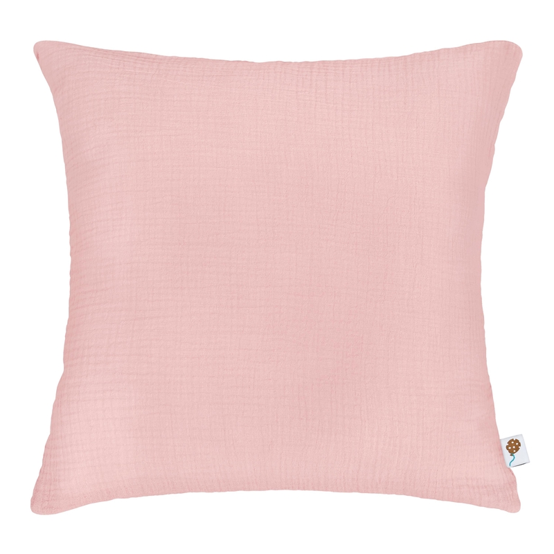 Pillowcase Muslin Light Rose 50x50cm