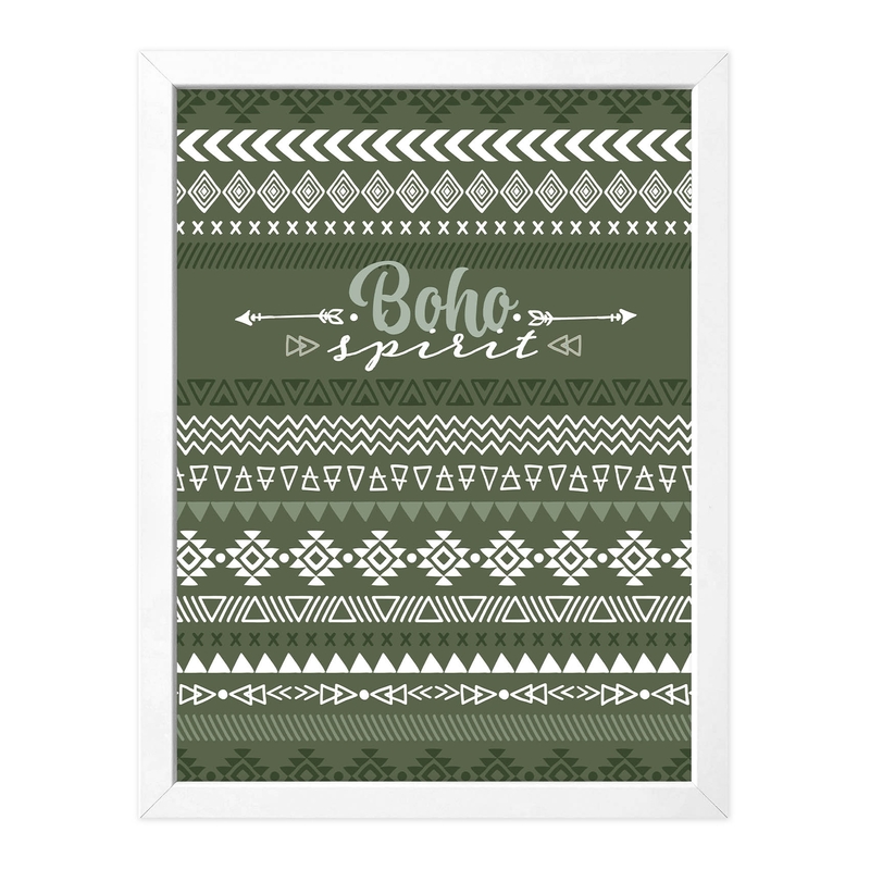 Poster &#039;Boho Spirit&#039; Khaki 30x40cm