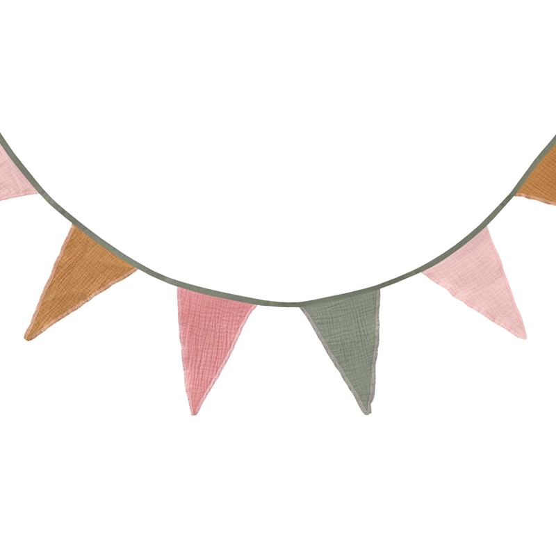 Organic Garland &#039;Rainbow&#039; Muslin 330cm