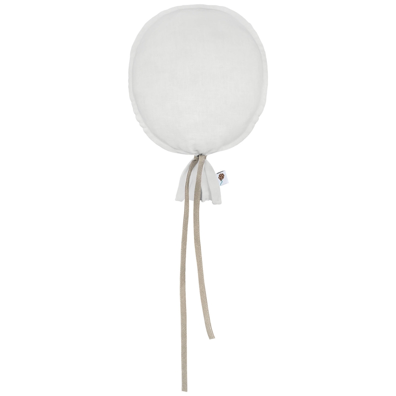 Linen Wall Decor &#039;Balloon&#039; White Recycled