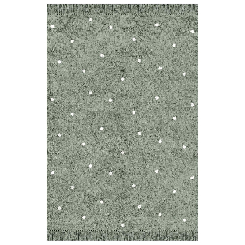 Rug &#039;Dots&#039; Khaki/Cream 120x170cm