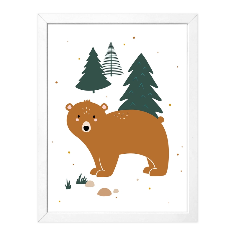 Poster &#039;Bear Camel/Jade 30x40cm