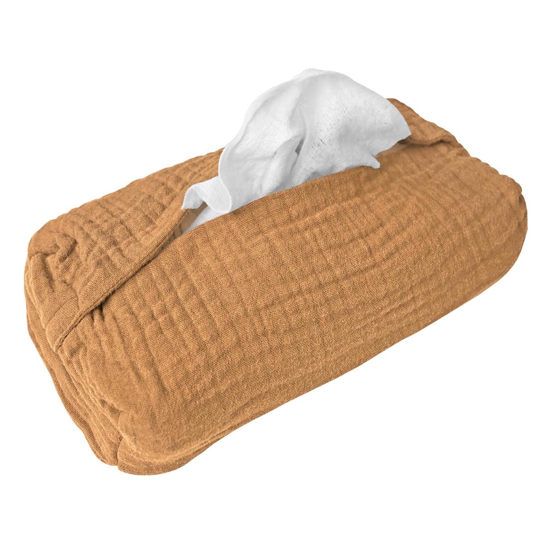 Organic Wet Wipe Cover Muslin Camel