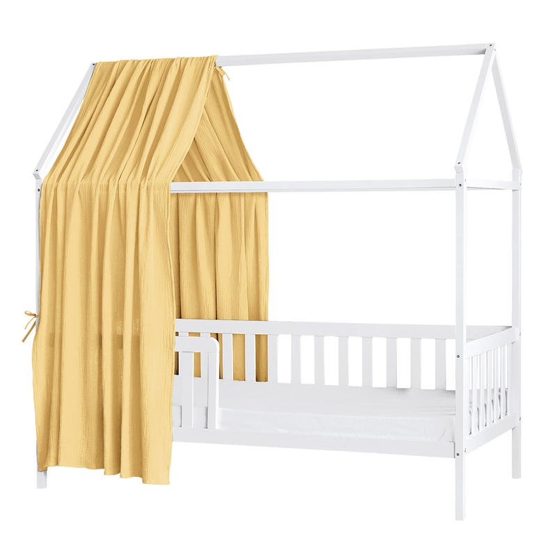 Organic House Bed Canopy Yellow 350cm 1 Piece