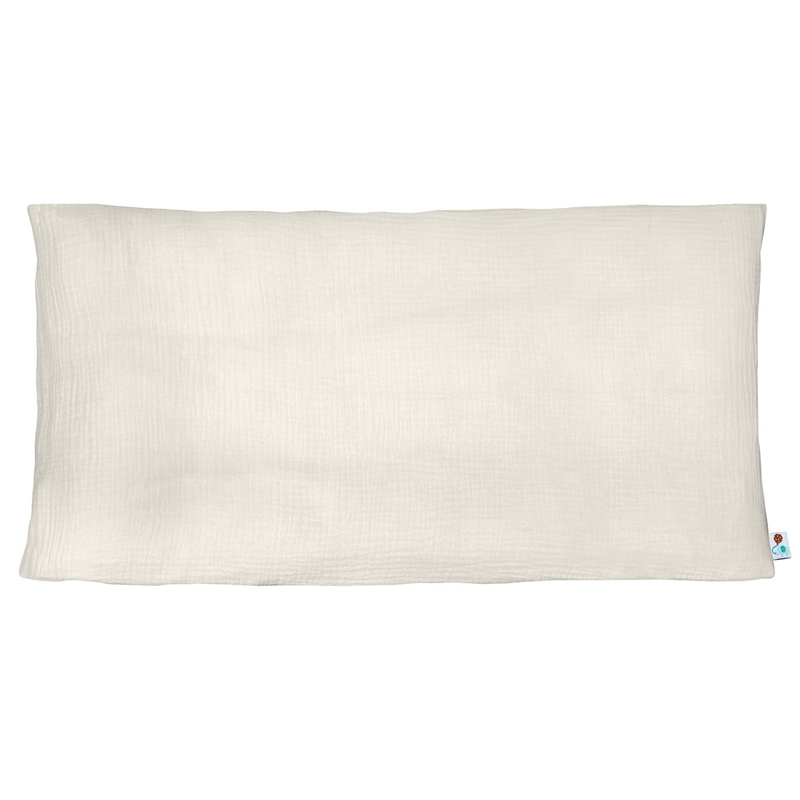 Organic Pillowcase Muslin Cream 40x80cm
