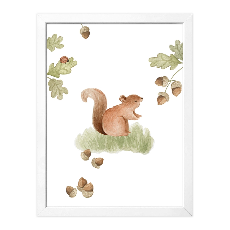 Poster &#039;Squirrel&#039; 30x40cm