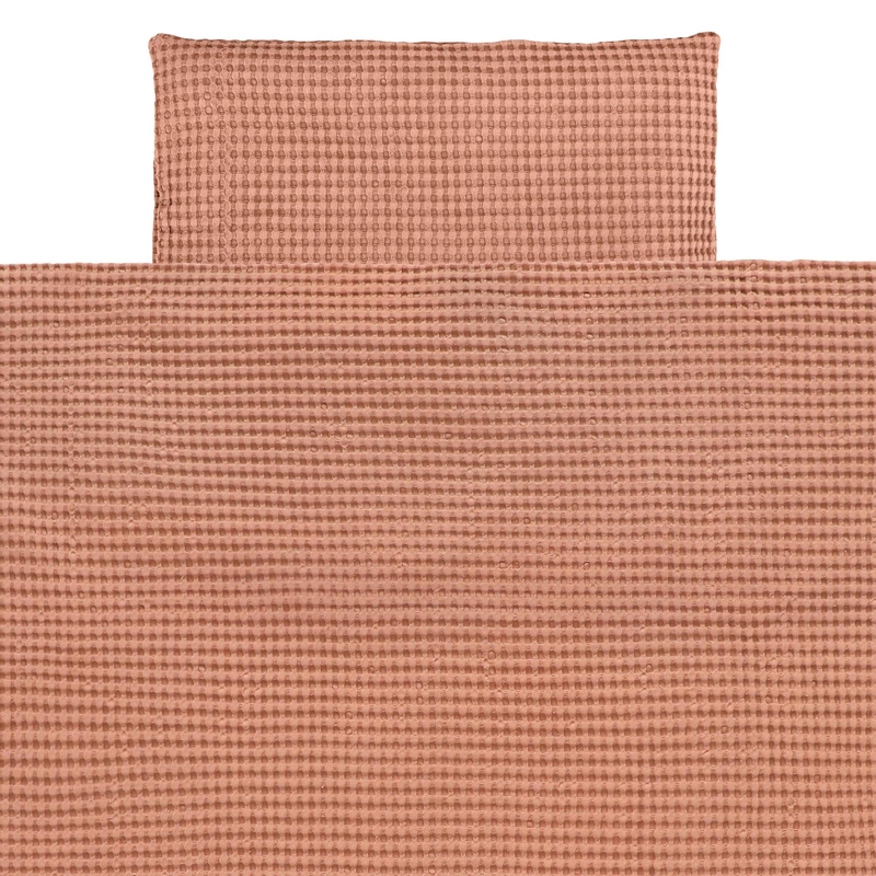 Bedding Waffle Piqué Cinnamon 100x135cm