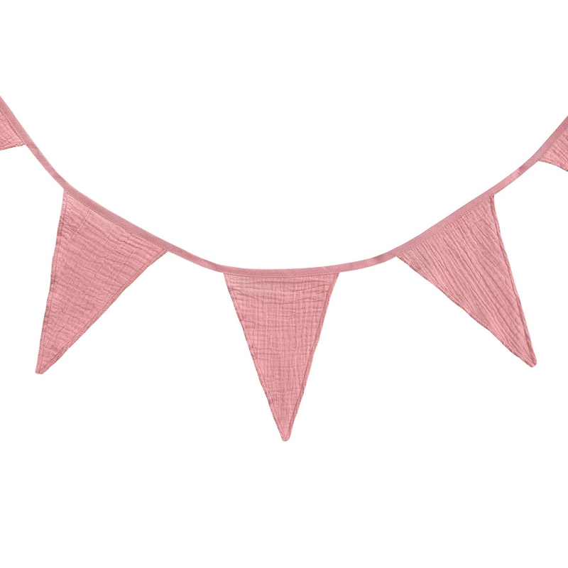 Organic Garland Muslin Dusty Rose 330cm