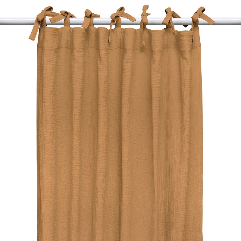 Organic Curtain Muslin Camel H 240cm