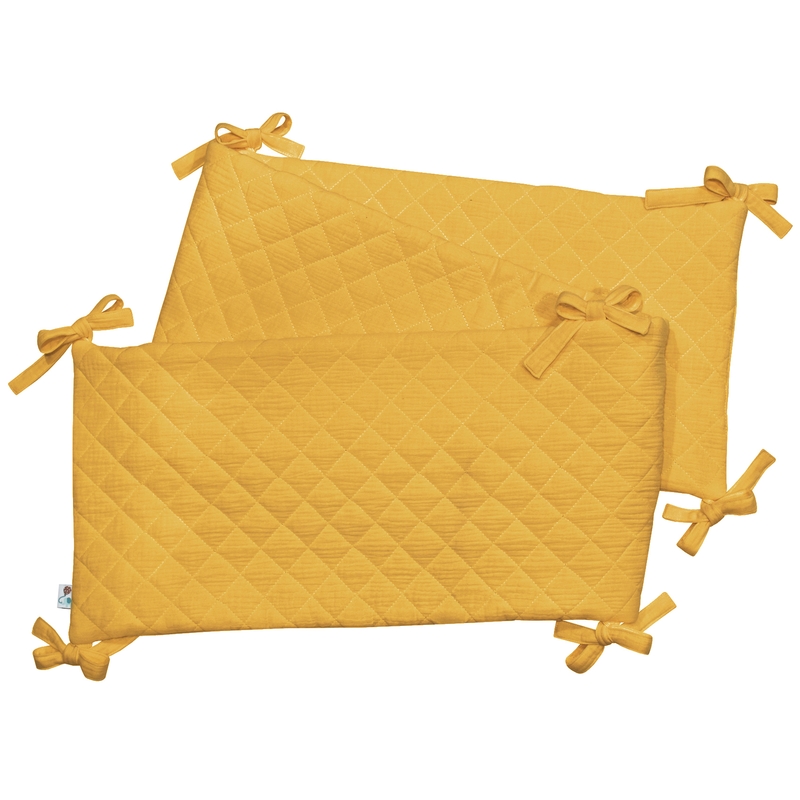 Bumper Muslin Mustard 210cm