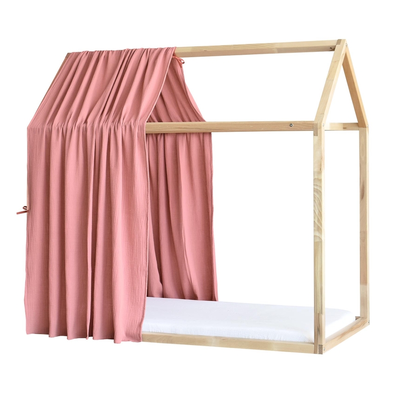 Organic House Bed Canopy Dusty Rose 315cm 1 Piece