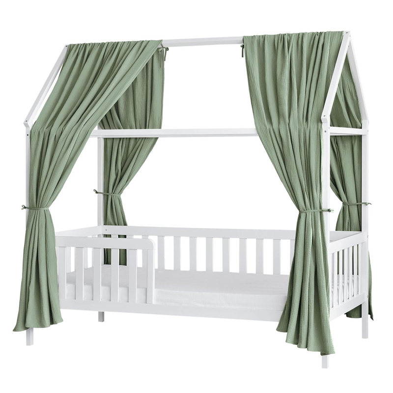 House Bed Canopy Set Of 2 Khaki 350cm