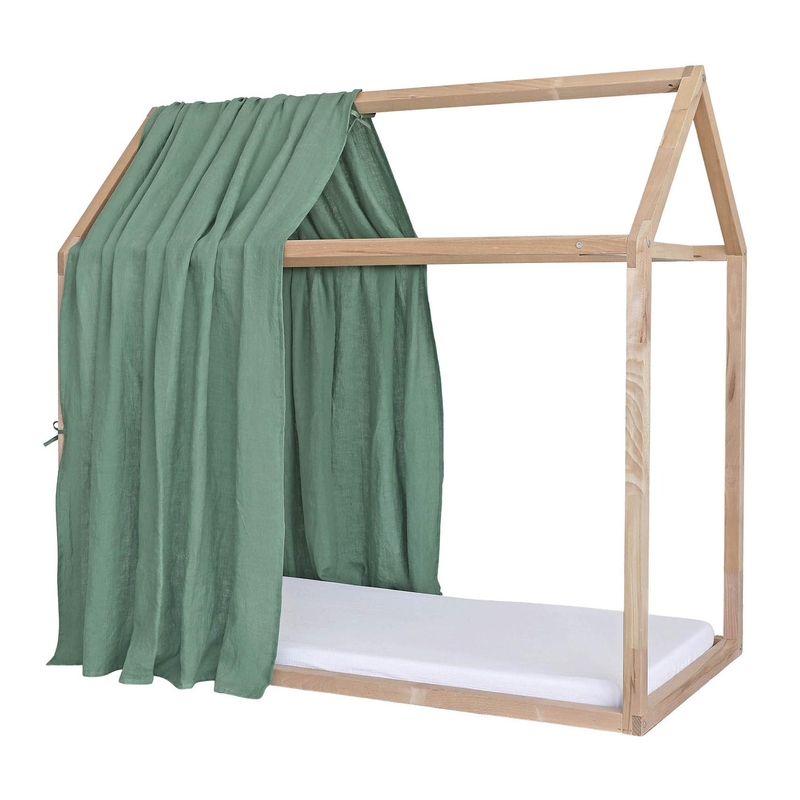 Linen House Bed Canopy Khaki 315cm 1 Piece Recycled