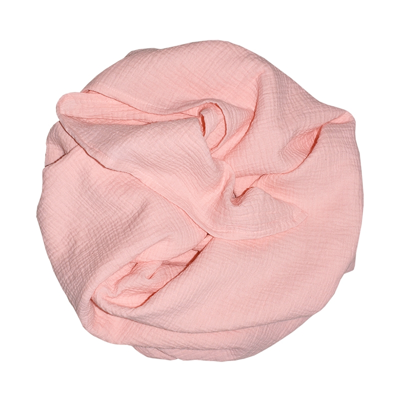 Organic Swaddle Muslin Light Pink 120x120cm