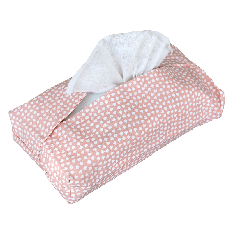 Wet Wipe Cover &#039;Hearts&#039; Pink