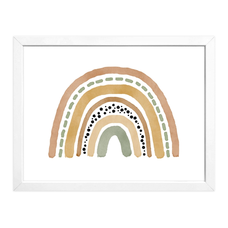 Poster &#039;Rainbow&#039; Watercolor 30x40cm