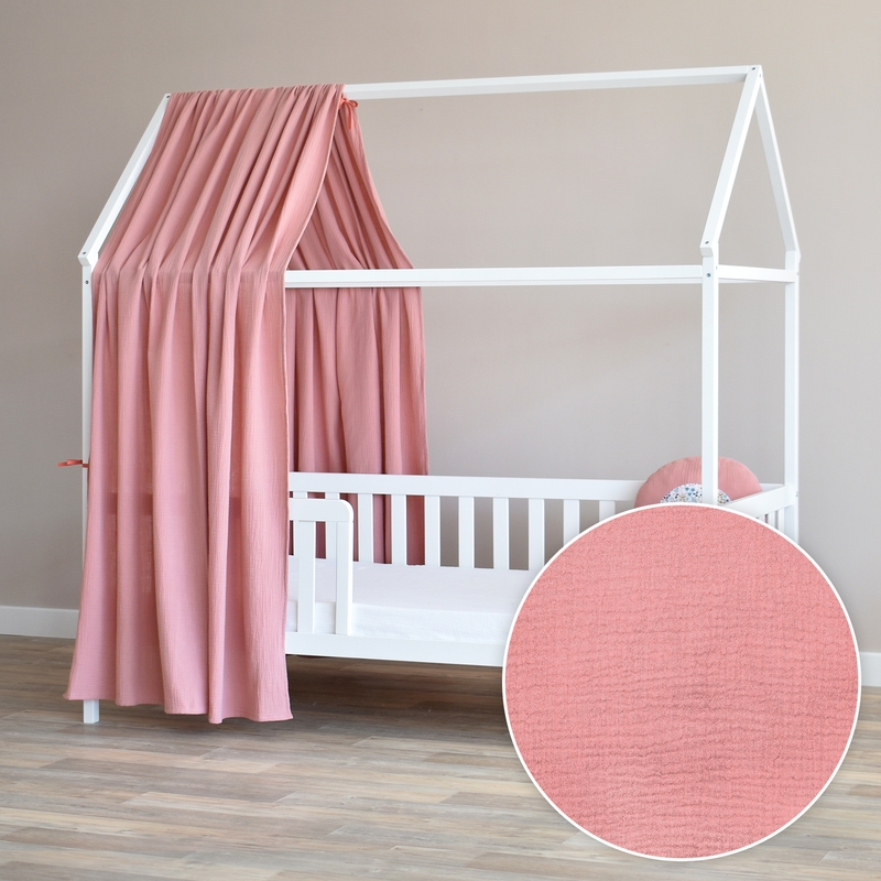 House Bed Canopy Dusty Rose 350cm 1 Piece