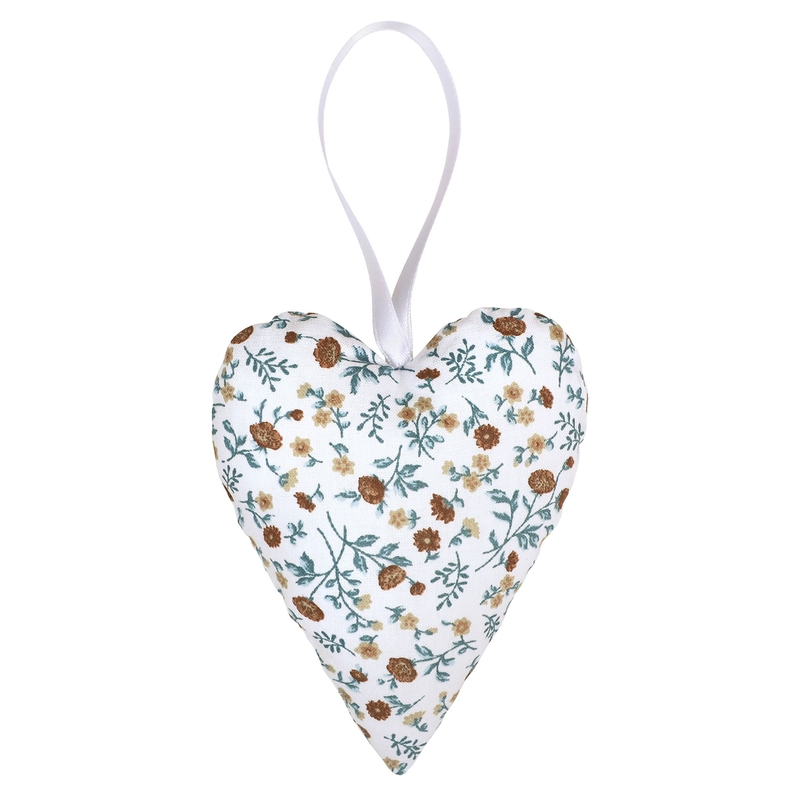 Heart Shaped Pendant &#039;Buttercup&#039; Blue 10cm