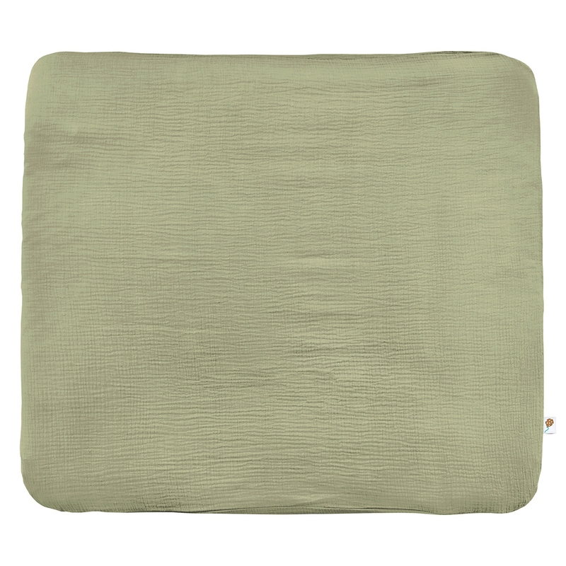 Organic Changing Pad Cover Muslin Light Green