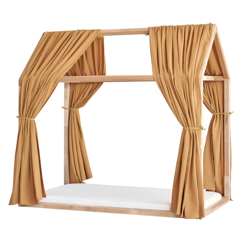 House Bed Canopy Set Of 2 Camel 315cm