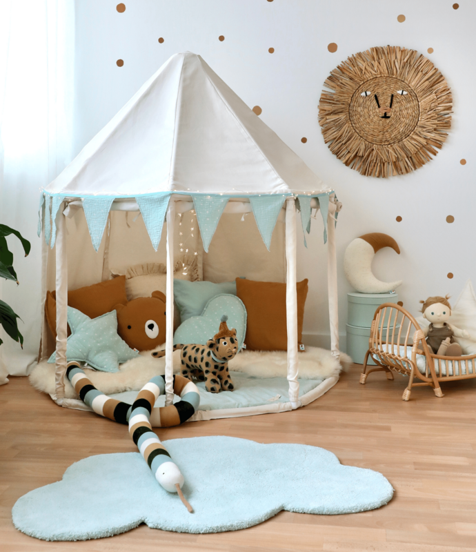 Playroom Mintgreen &amp; Camel