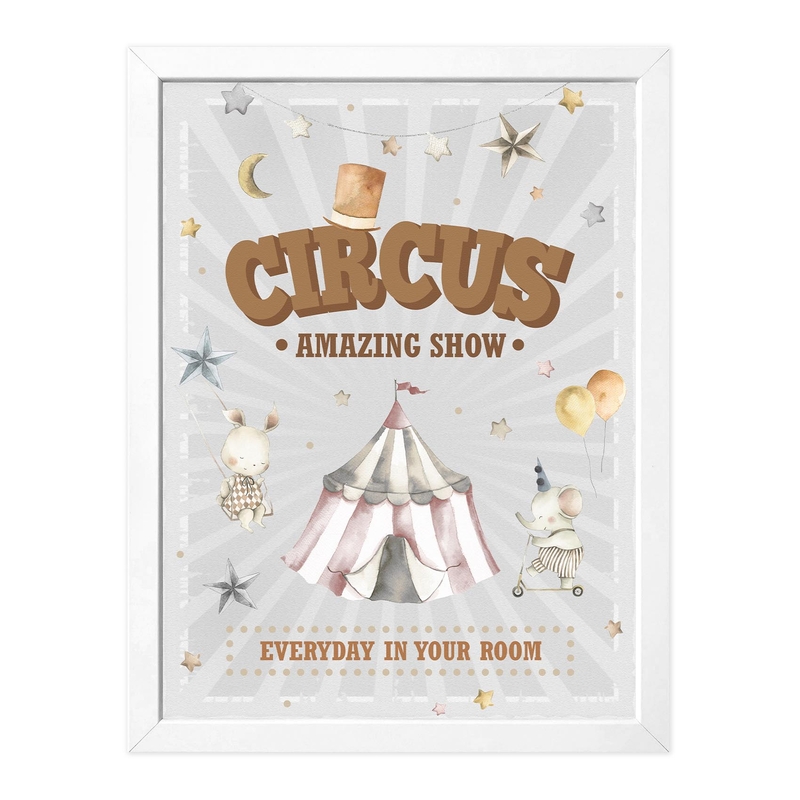 Kidsroom Poster &#039;Circus Show&#039; 30x40cm