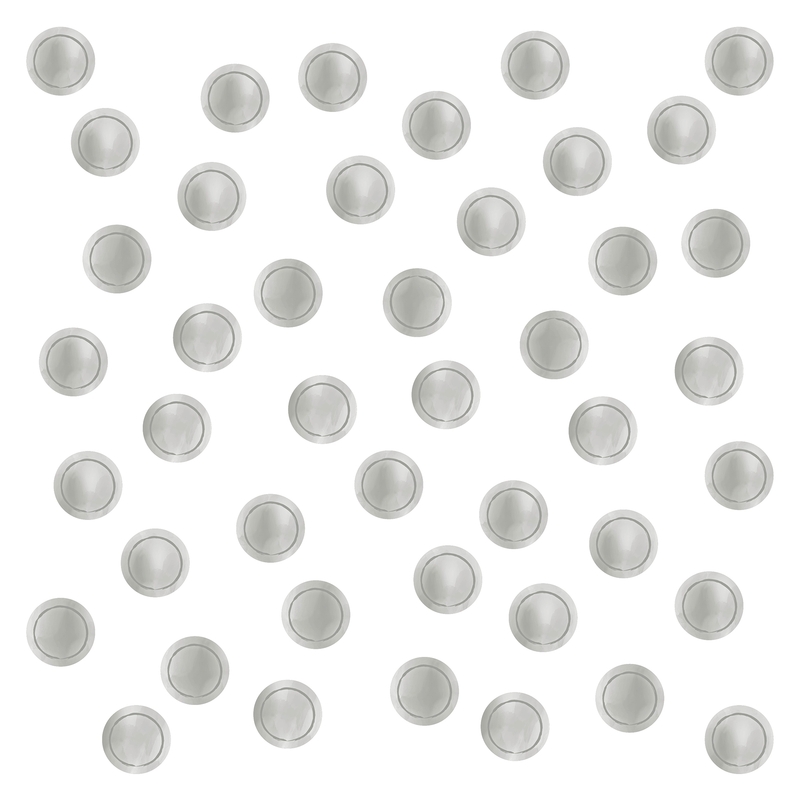 Wall Stickers &#039;Dots&#039; Watercolour Light Grey 44 pcs