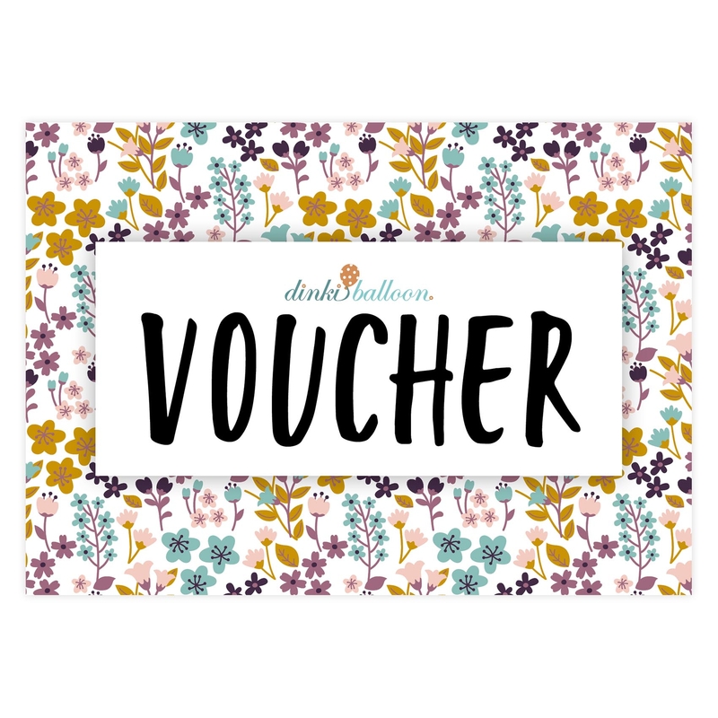 Gift Voucher &#039;Flowers&#039; English Version (By E-Mail)