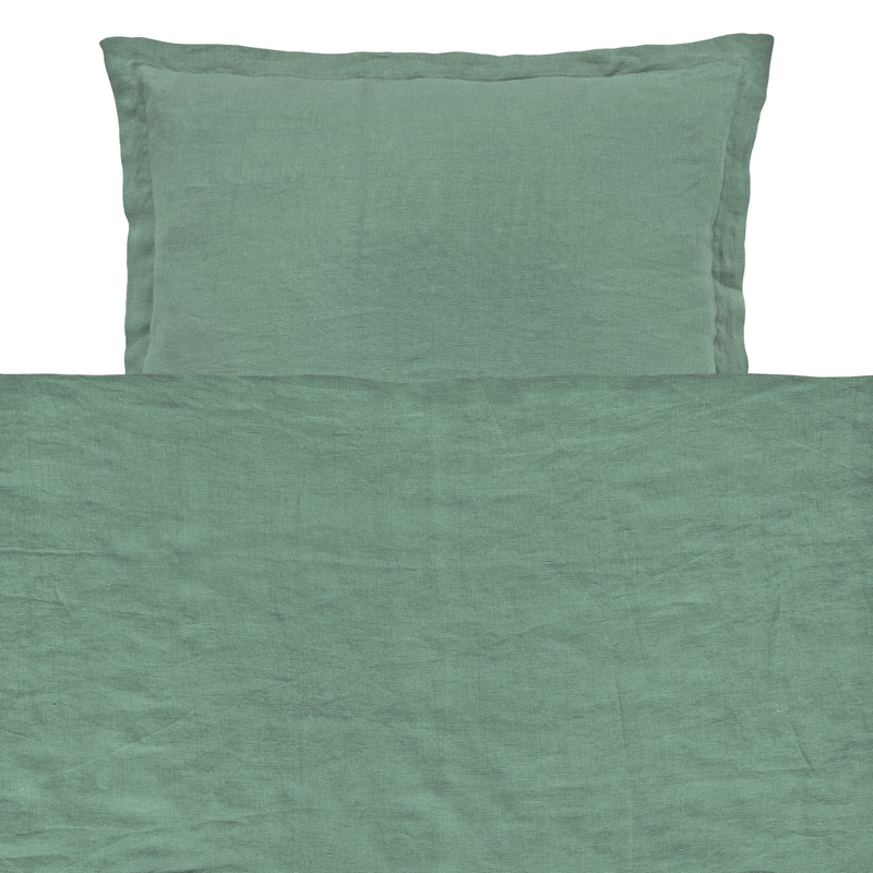 Linen Kids Bedding &#039;Boho&#039; Khaki 135x200cm Recyceled