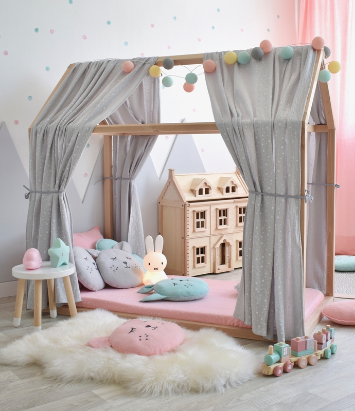 Playroom For Girls In Pink &amp; Mint