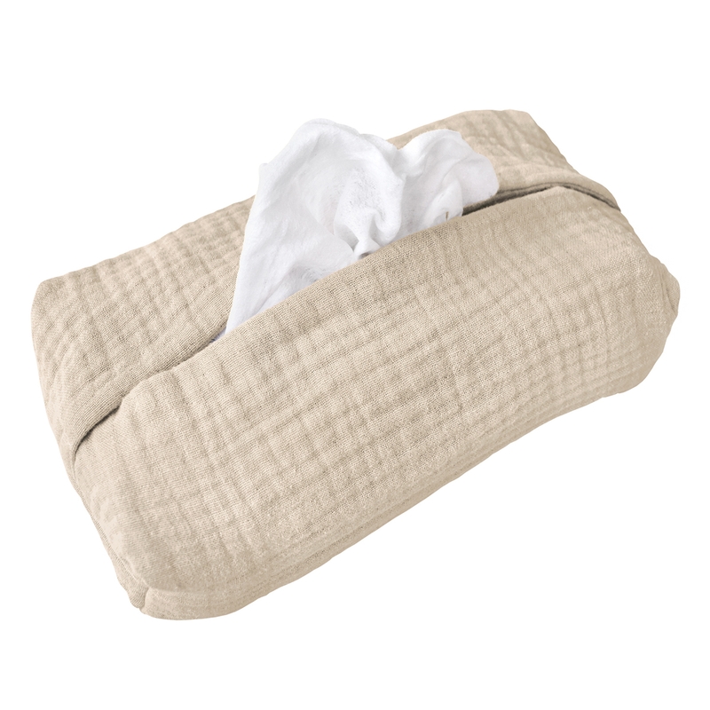 Wet Wipe Cover Muslin Beige