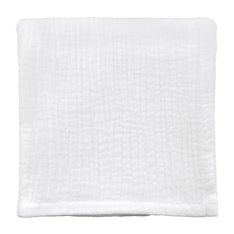 Organic Muslin Cloth White 70x70cm