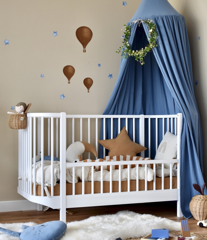Toddler-Room In Dusty Blue &amp; Camel