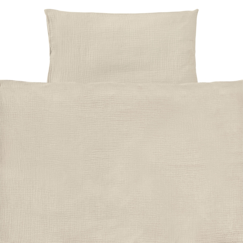 Organic Bedding Muslin Beige 100x135cm