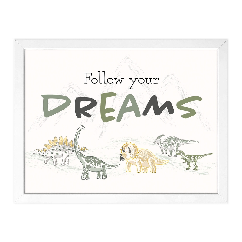 Poster &#039;Follow Your Dreams&#039; 40x30cm