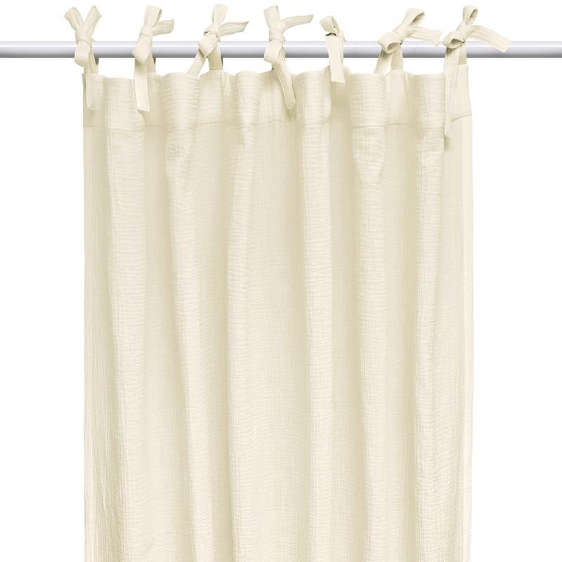 Organic Curtain Muslin Cream 240cm