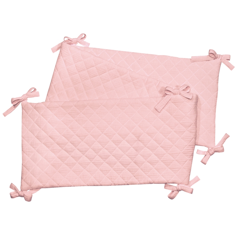 Bumper Muslin Light Pink 210cm