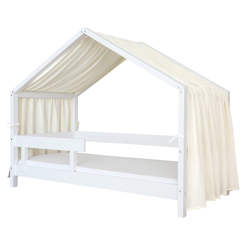 Organic House Bed Canopy Muslin Cream
