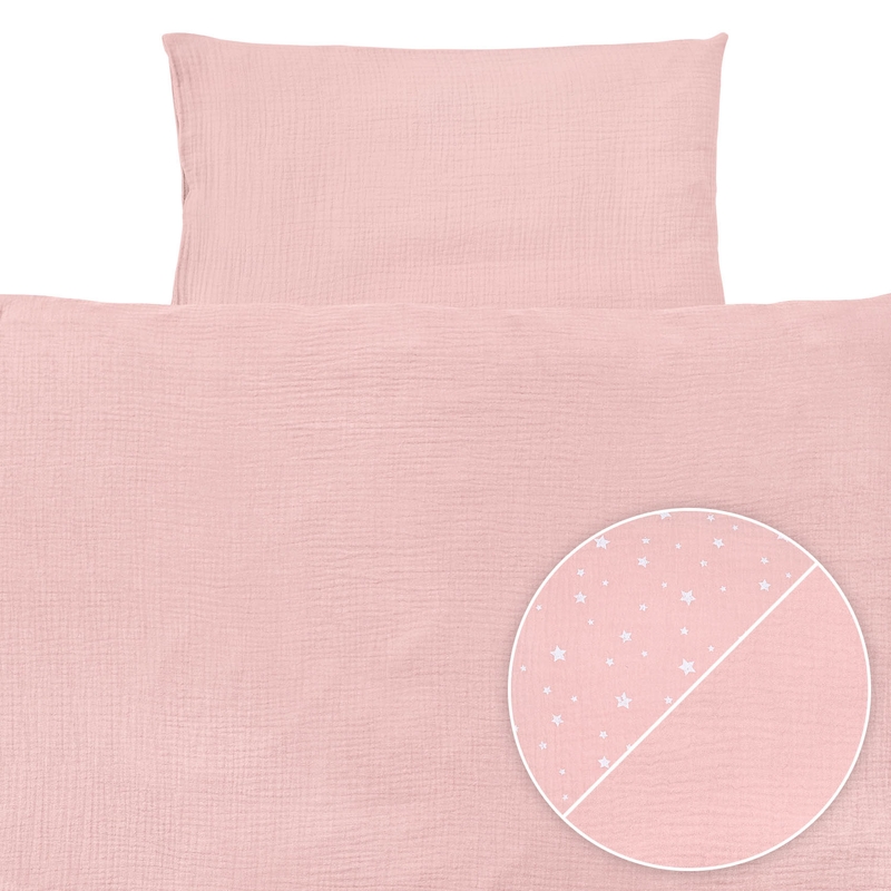 Bedding Muslin Light Pink 100x135cm