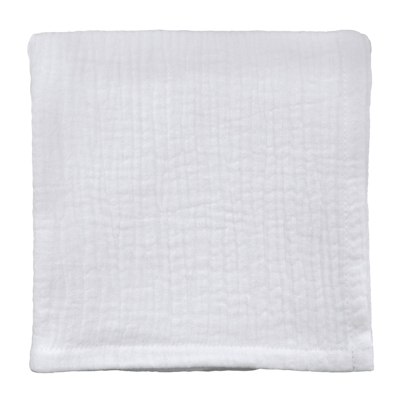 Organic Cheesecloth Muslin White 70x70cm