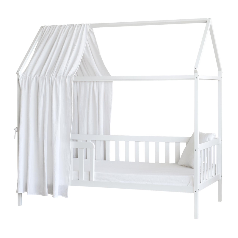 Organic House Bed Canopy white 350cm 1 Piece